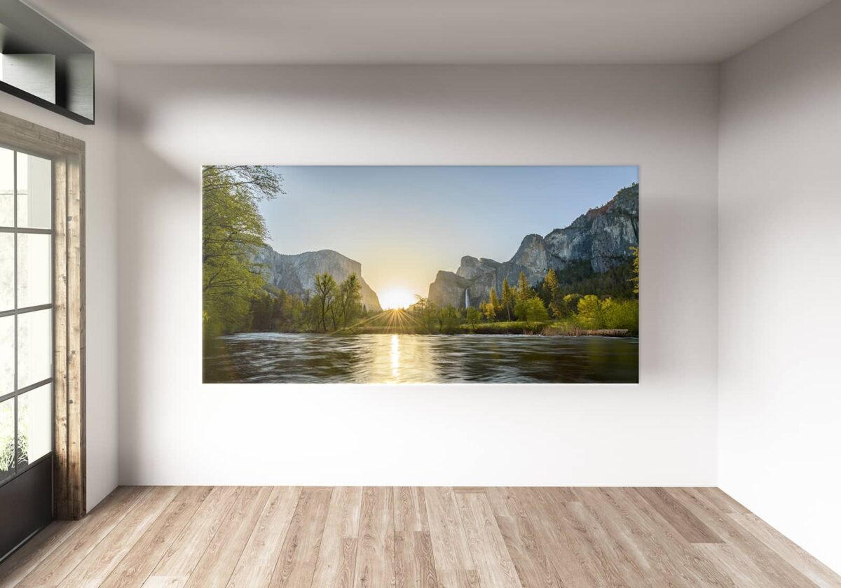 Sunrise Print of Cook’s Meadow in Yosemite National Park