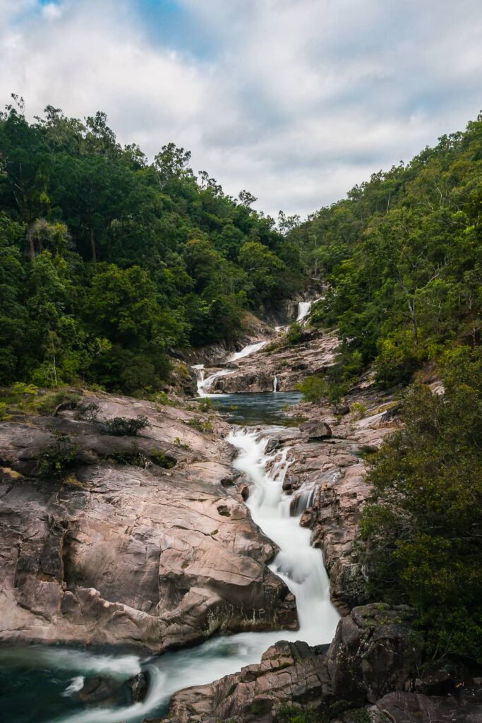Waterfall landscape in Far North Queensland, Australia