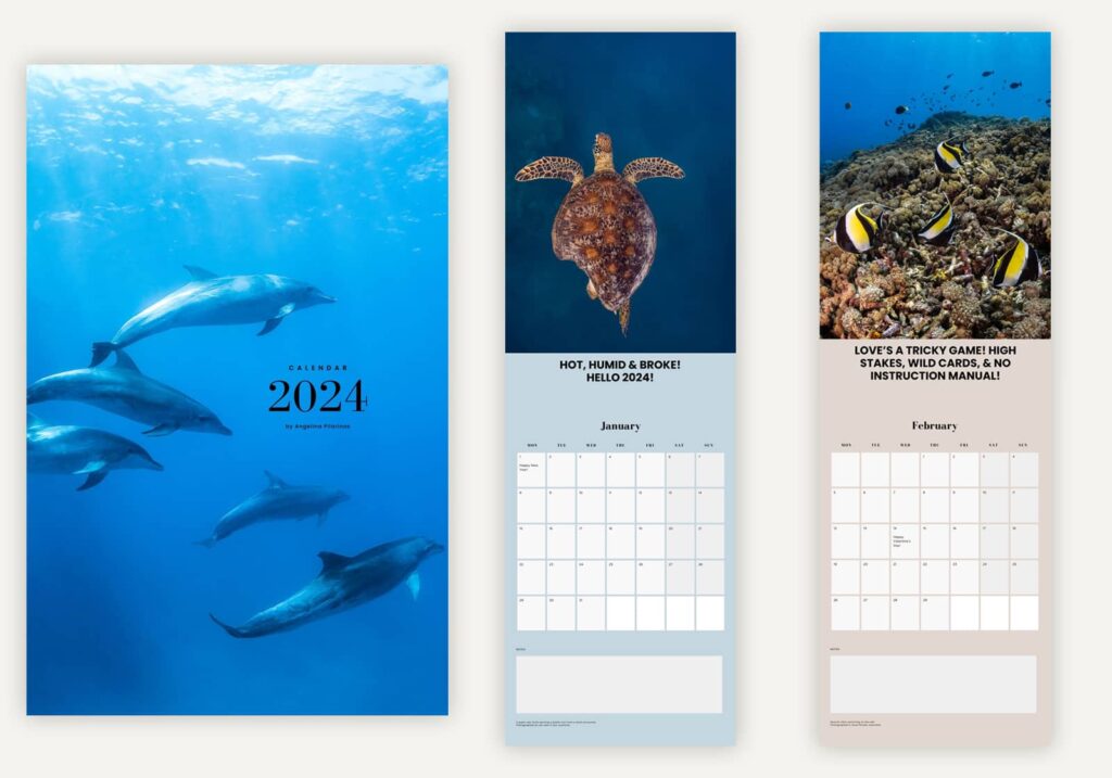 Ocean Calendar by Angelina - 2024