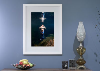 underwater mermaid photo framed print - products & price guide