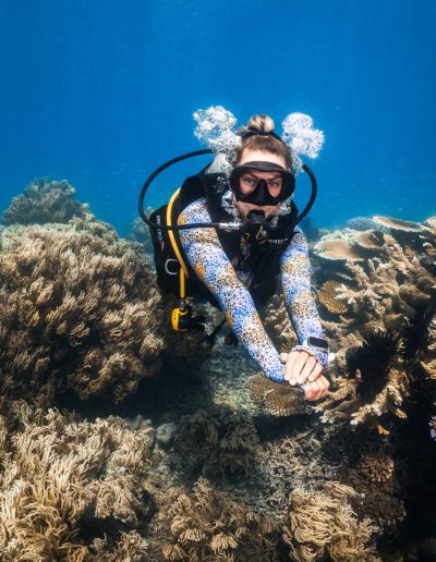 Underwater scuba diving photo by Angelina Pilarinos Photography