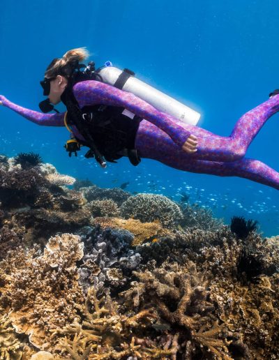 Underwater scuba diving photo by Angelina Pilarinos Photography