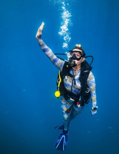 Underwater scuba diving photo by Angelina Pilarinos Photography