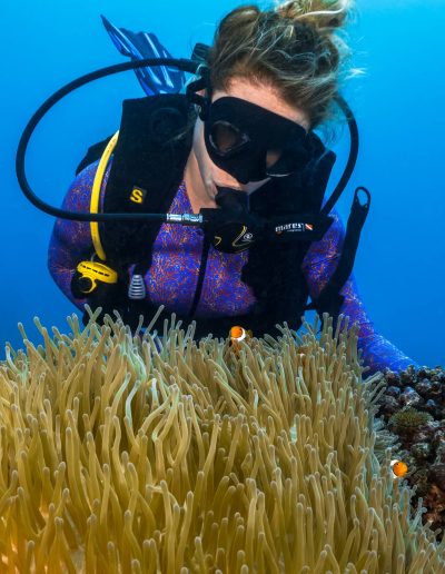 Underwater scuba diving photo by Angelina Pilarinos Photography