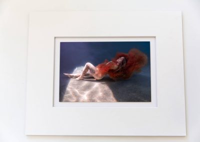 Cairns underwater maternity portrait printed fine art mat print