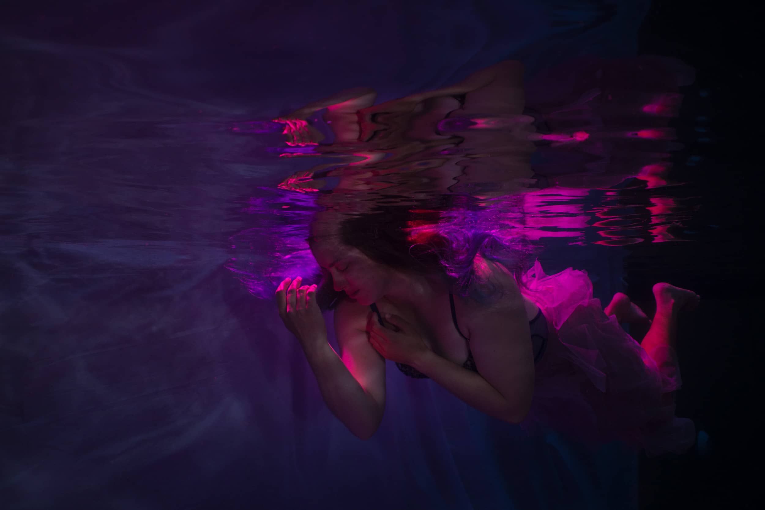 Underwater portrait